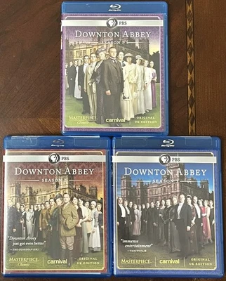 Коллекция Blu-Ray серии Downton Abbey британское издание PBS сезоны 1-3, КУПИТЕ 1 ИЛИ ВСЕ - Изображение 1 из 4
