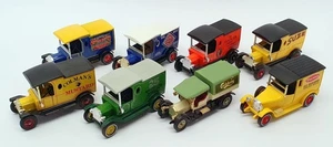 Matchbox Models Of Yesteryear MYS04 - Set Of 8 Ford Talbot Crossley Vans - Picture 1 of 5
