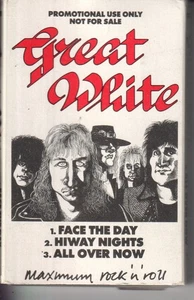 Great White Maximum Rock 'n' Roll cassette UK Capitol cassette promo in card - Picture 1 of 2