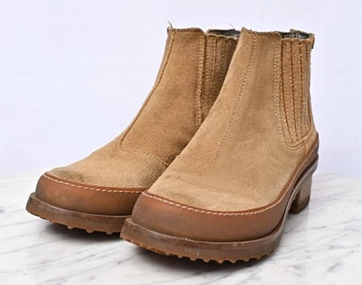 El Naturalista Kentia Pull On Suede Ankle Chelsea Heeled Boots Womens Sz 37 - Image 1 of 4