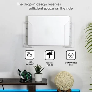 Pack of 2 Computer Stands Acrylic Materials Laptop Risers Ergonomic Support - Picture 1 of 8