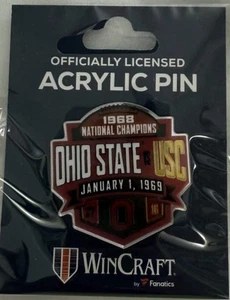 1968 OSU Championship Pin VS USC - Bild 1 von 1