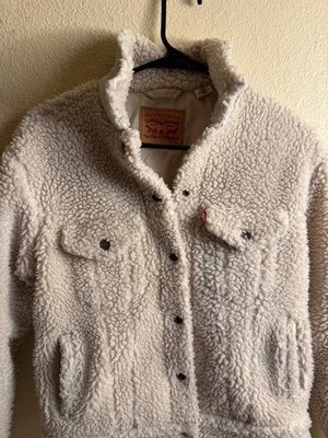 Chaqueta de camionero Levis Pile polar tipo 3 para mujer talla XS) A12 Foto 1 de 4