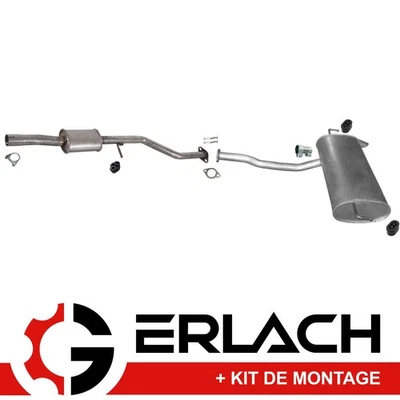 Silencieux intermediaire pour Hyundai iX35 1.6 / Kia Sportage SL 1.6 GDi 9998 - Photo 1/2