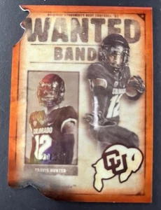 2023 Bowman’s Best University Travis Hunter Orange Wanted Bandit Jaguars /25 - Picture 1 of 2