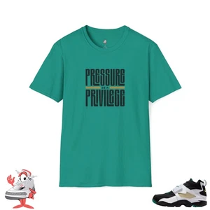 Matching Shirt Nike Air Diamond Turf Emerald Deion Sanders T-Shirt Teal Black - Picture 1 of 19