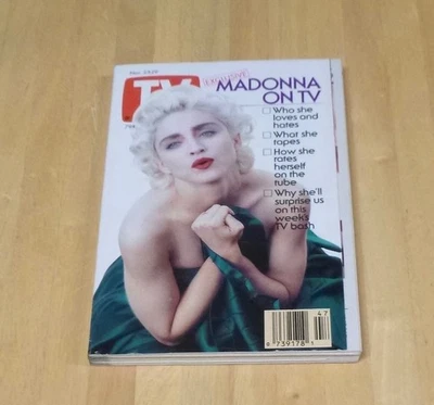 TV Guide 23-29 ноября 1991 Мадонна на ТВ, раскладная обложка Charlotte, Северная Каролина - Изображение 1 из 4