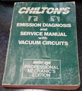 Chilton's Emission Diagnosis & Service Manual w/ Vacuum Circuits PROF Mech Ed. - Picture 1 of 3