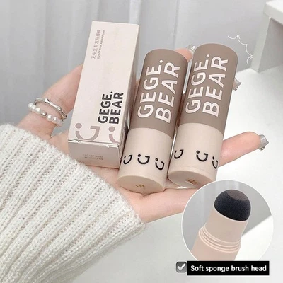 Polvo de relleno de línea de cabello impermeable barra cubierta de línea de cabello sombra E4P7 Foto 1 de 4