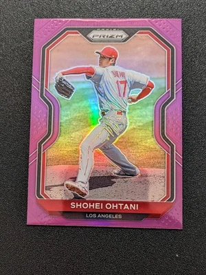 2021 Panini Prizm Shohei Ohtani #183 roxo Prizm refrator SP MVP! - Imagem 1 de 2