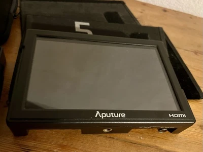 Aputure VS-5 7" HDMI/SDI Field Monitor – Excellent – Case & Sun Hood Incl. - Imagen 1 de 4