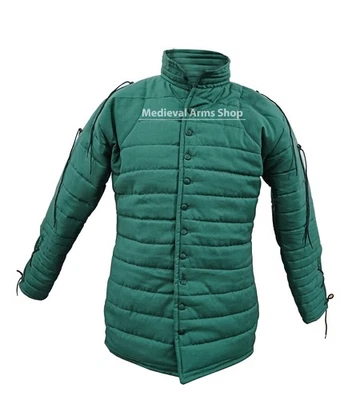 Medieval Gambeson Coat Thick Padded Jacket Cosplay Aketon Armor Costume for LARP - Image 1 of 4