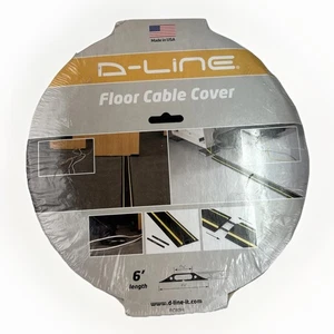 D-Line 6ft Floor Cord Cover Made in USA Linkable Cable Protector Heavy Duty NIP! - Picture 1 of 5