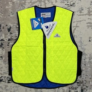Techniche Mens Hyperkewl Evaporative Cooling Vest Size XL Neon Yellow NWT - Picture 1 of 10
