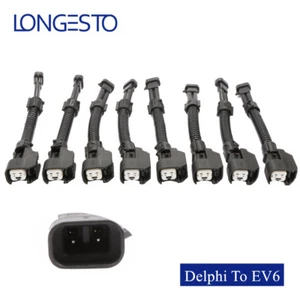 Adaptador conector inyector de combustible macho Box(8) EV6 hembra a Delphi para motor GM - Imagen 1 de 6