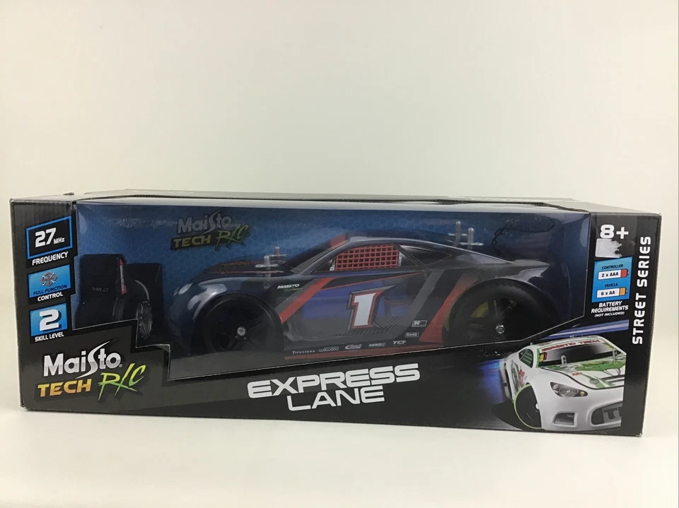Maisto Tech R/C Express Lane Street Series Control Remoto #1Coche 27MHz Juguete Nuevo Foto 1 de 4