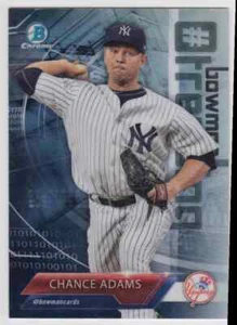 2018 Bowman Chrome Hashtag Trending Chance Adams New York Yankees ##-CA - Picture 1 of 2