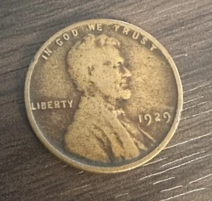 RARE 1929 WHEAT PENNY No Mint mark - Picture 1 of 2