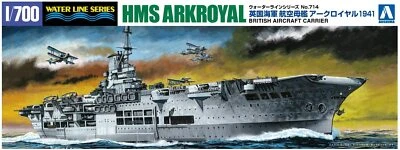 HMS Ark Royal 1941 -VS Bismarck - Plastikmodellbausatz im Maßstab 1:700 NEU a... - Bild 1 von 4