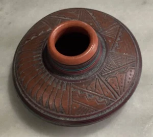 Bob Lansing Native American Small Art Pot 2.5” - Picture 1 of 4