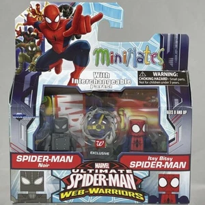 Marvel Minimates Spider-Man Noir & Itsy Bitsy Spider-Man | Exclusivo de Walgreens - Imagen 1 de 4