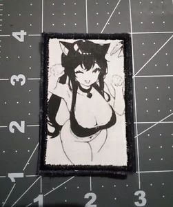 Anime Waifu Tactical Moral Embroidered Hook And Loop Patch - Picture 1 of 2