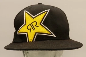 Rockstar Energy Drinks schwarze Druckknopflasche Mütze New Era 9Fifty - Bild 1 von 6