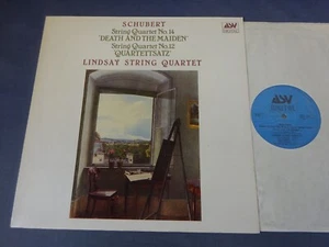 SCHUBERT - STRING QUARTETS 12 & 14 LP, Lindsay Quartet, ASV DCA 560 - Foto 1 di 4