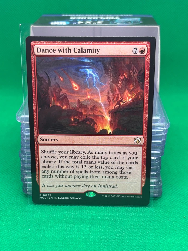 MTG - DANCE WITH CALAMITY - March of the Machine Com (R) - image 1 of 1