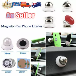 Universal 360°Car Mount Ball Sticky Magnetic Stand Holder Kit For Mobile Phone - Picture 1 of 12