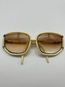 Ted Lapidus Vintage Sunglasses TL 23 05 1970s Black Brown NOS
