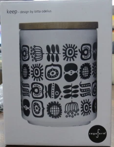 SAGAFORM KEEP DESIGN BY LOTTA ODELIUS CONTAINER CANISTER WITH LID NEW - Picture 1 of 6