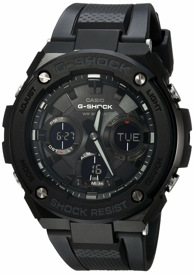 Casio G-Shock GSTS100G-1B 52mm Black Resin Men's Wristwatch