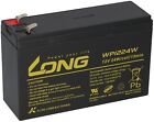 Kung Long WP1224W Lead Battery AGM 12V 6Ah High Current Compatible MP1224H