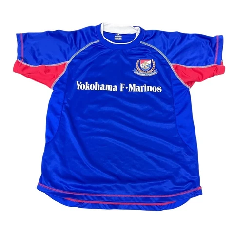 J League Yokohama F Marinos Soccer Futbol Active Blue S Jersey 5576 Cover