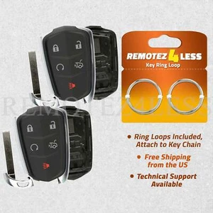 2 for 2017 Cadillac XT5 Remote Shell Case Car Key Fob Cover - Picture 1 of 6