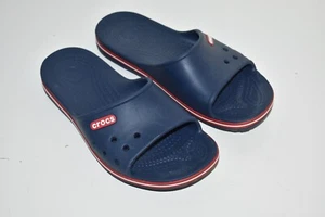 CROCS ✨ Badelatschen Badeschuhe Sandalen Blau wie NEU M5 W7 - Bild 1 von 4