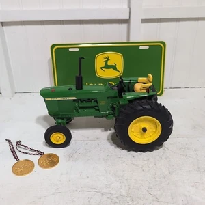 Vintage John Deere The Power Shift 4020 Tractor Die Cast 1/16 License Plate/... - Picture 1 of 20