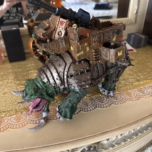 Gargantuan Squiggoth Forgeworld Orcs Orks Warhammer 40K well painted - Picture 1 of 5