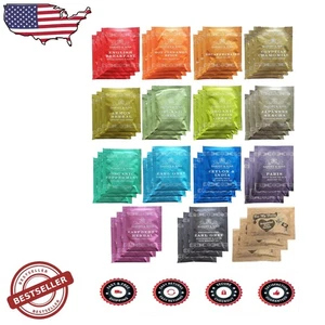 Gourmet Teebeutel Sampler 42 Stück - erlesene Aromen & Honigkristalle Geschenkset - Bild 1 von 2