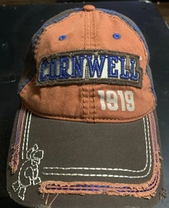 Cornwell Tools Since 1919 Strap Back Distressed Hat. Brown/Rust - Picture 1 of 4