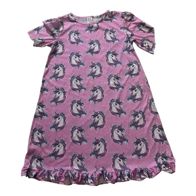 The Children’s Place Pajamas  Night Gown Size XL 14 Unicorn  Girls - Image 1 of 3
