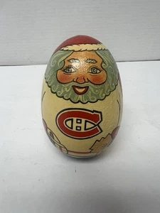 Muñeca Stan’ka Wobble Santa Navidad Equipo NHL Montreal Canadiens Hecha a Mano 1994 - Imagen 1 de 6