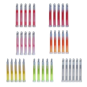 Glow Sticks Lightstick 6Inch Snap Light Emergency Light Survival - Picture 1 of 12