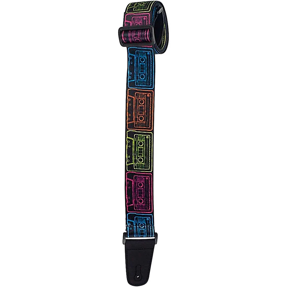 Henry Heller Nylon Series Artist Sublimation Cassettes Guitar Strap - Image 1 of 1