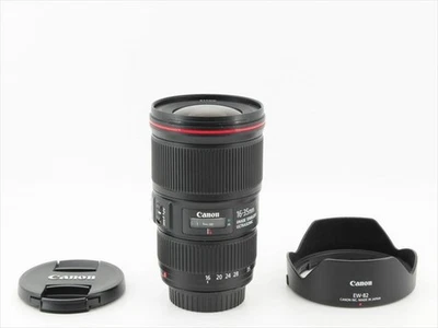 Canon EF 16-35mm f/4 L IS USM Lens + Hood Near Mint From Japan #23017E - Image 1 of 4
