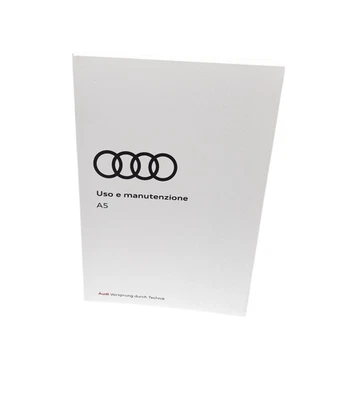 LIBRETTO USO E MANUTENZIONE PER AUDI A5 Sportback Serie (F5A) 8W7012750AG (16>) - Immagine 1 di 4