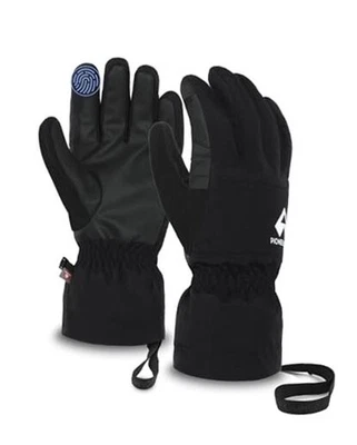  Winter Ski Gloves Men Women Waterproof Primaloft Gold Insulation Large Black - Image 1 of 4