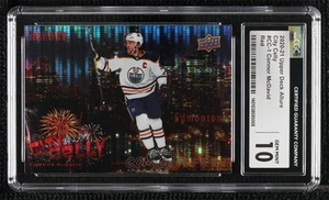 2020-21 Upper Deck Allure City Celly Red Connor McDavid #CC-1 CGC 10 Gem Mint - Picture 1 of 3