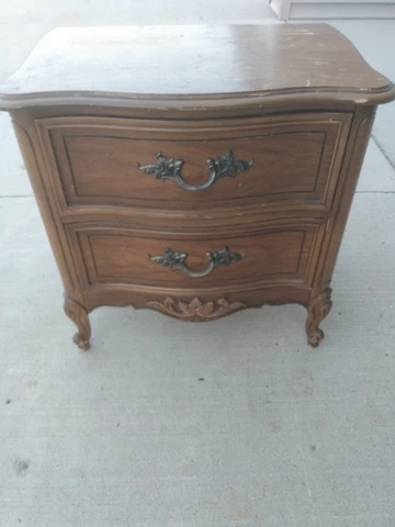 dixie French Provincial Bed Side Chest Of Drawers Cover